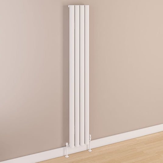 Eastbrook Kelmscott 1800 x 275mm Aluminium Radiator Matt White | 89.0252