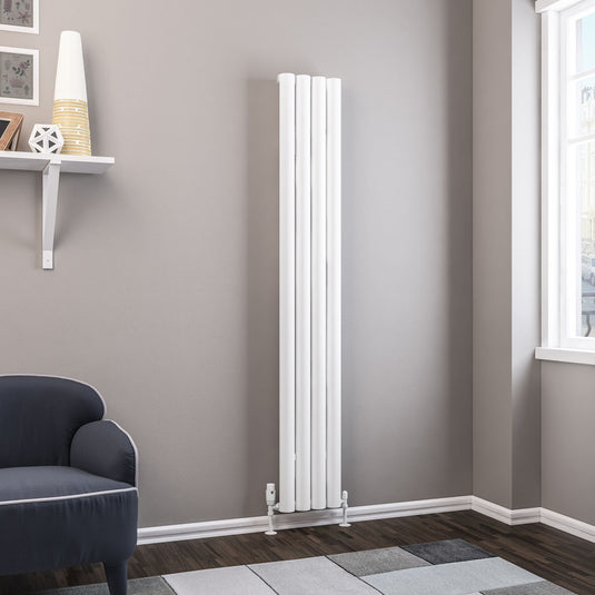 Eastbrook Kelmscott 1800 x 275mm Aluminium Radiator Matt White | 89.0252