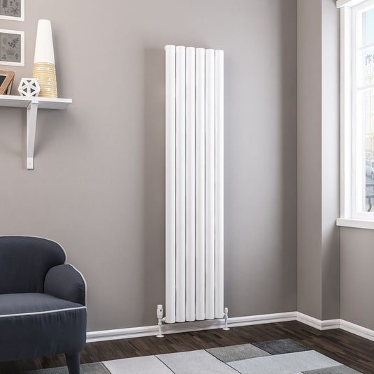 Eastbrook Kelmscott 1800 x 415mm Aluminium Radiator Matt White | 89.0254
