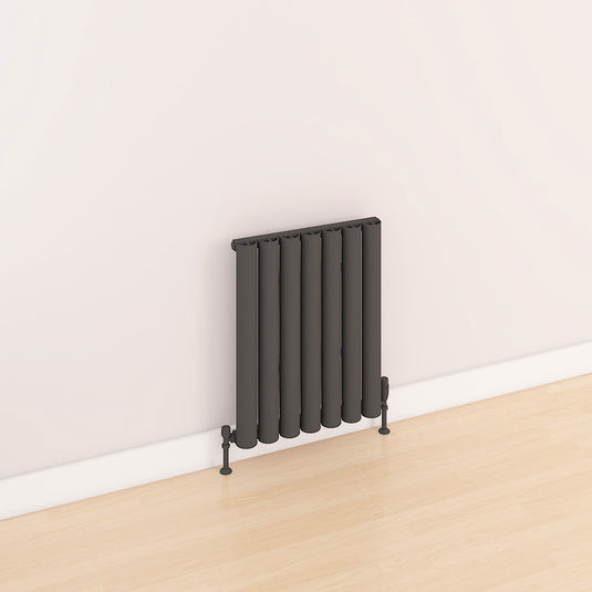 Eastbrook Kelmscott 600 x 485mm Aluminium Radiator Matt Anthracite | 89.0256
