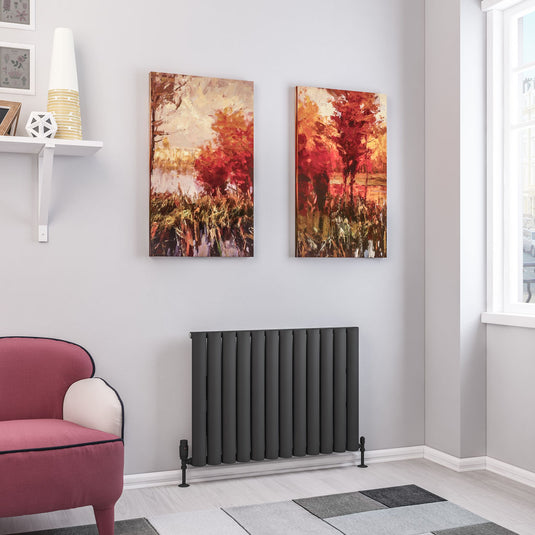 Eastbrook Kelmscott 600 x 835mm Aluminium Radiator Matt Anthracite | 89.0258