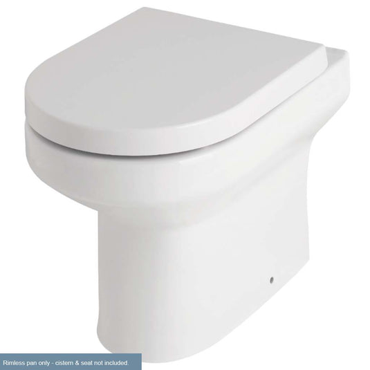 Eastbrook Kenley Rimless Back To Wall Pan White | 26.0169