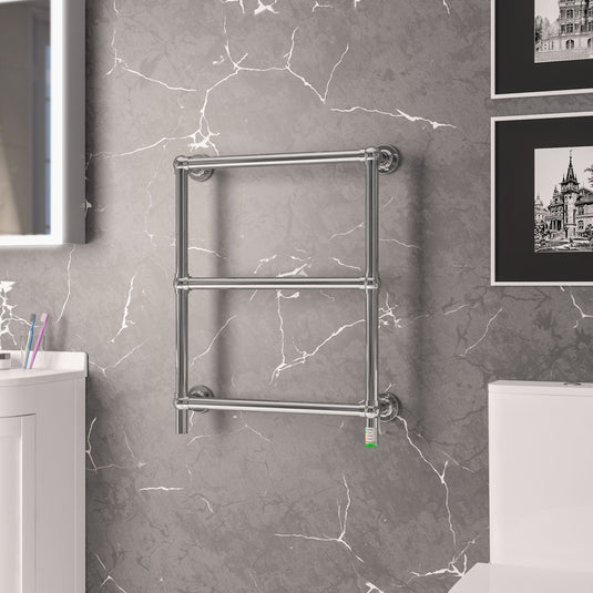 Eastbrook Kennet 700 x 600mm Dry Element Towel Rail Chrome | 47.0048