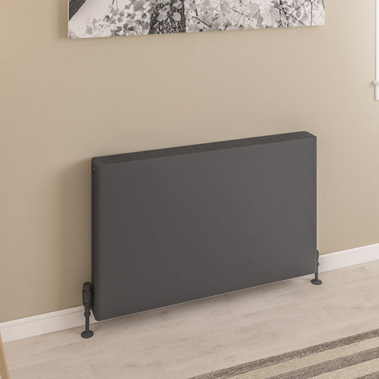 Eastbrook Keynsham Type 22 600 x 1000mm Panel Radiator with Flat Designer Cover Matt Anthracite | 25.7009