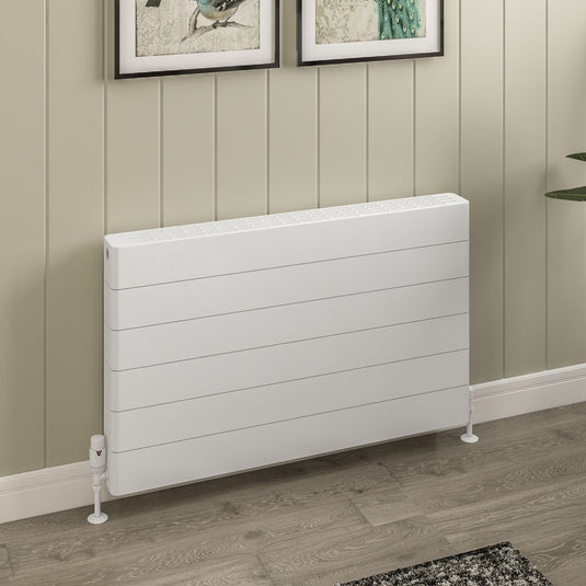 Eastbrook Keynsham Type 22 600 x 1000mm Panel Radiator with Lined Designer Cover Gloss White | 25.7020