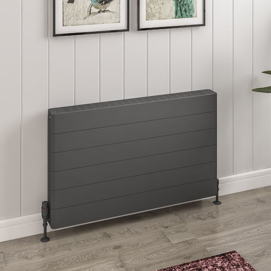 Eastbrook Keynsham Type 22 600 x 1000mm Panel Radiator with Lined Designer Cover Matt Anthracite | 25.7025