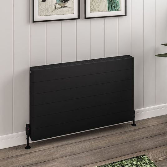 Eastbrook Keynsham Type 22 600 x 1000mm Panel Radiator with Lined Designer Cover Matt Black | 25.7030