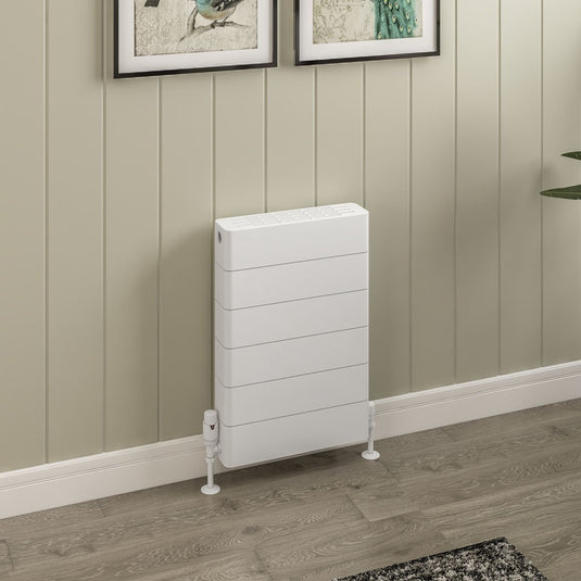 Eastbrook Keynsham Type 22 600 x 400mm Panel Radiator with Lined Designer Cover Gloss White | 25.7016