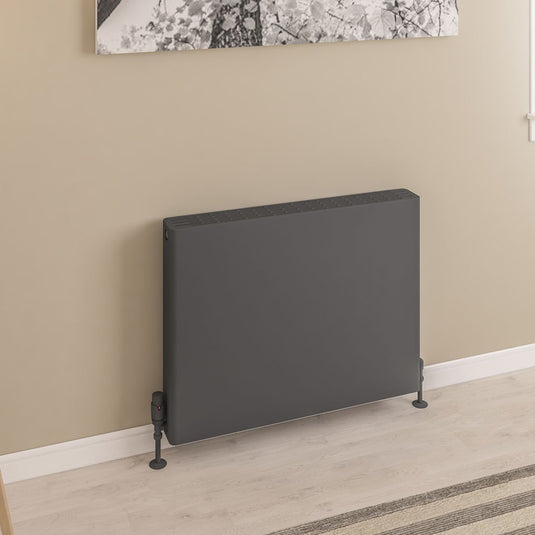 Eastbrook Keynsham Type 22 600 x 800mm Panel Radiator with Flat Designer Cover Matt Anthracite | 25.7008