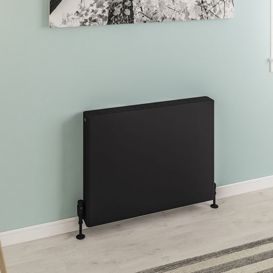 Eastbrook Keynsham Type 22 600 x 800mm Panel Radiator with Flat Designer Cover Matt Black | 25.7013