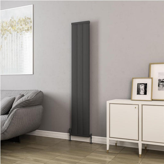 Eastbrook Kingswood 1800 x 310mm Slimline Aluminium Radiator Matt Anthracite | 86.0526