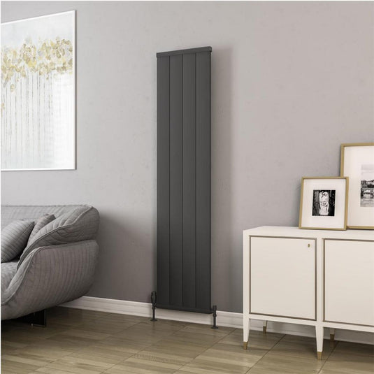 Eastbrook Kingswood 1800 x 410mm Slimline Aluminium Radiator Matt Anthracite | 86.0527