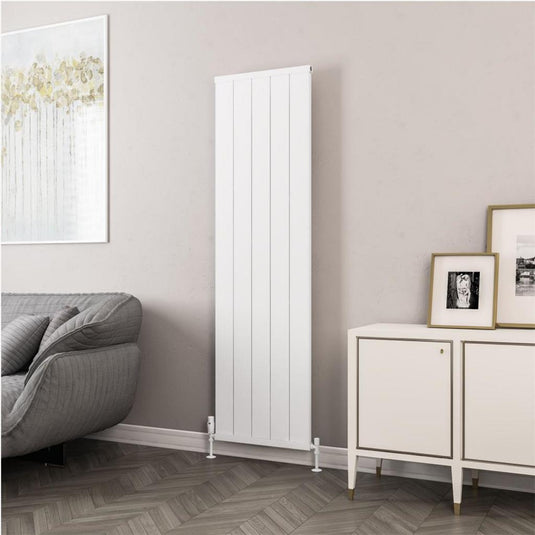 Eastbrook Kingswood 1800 x 510mm Slimline Aluminium Radiator Matt White | 86.0524