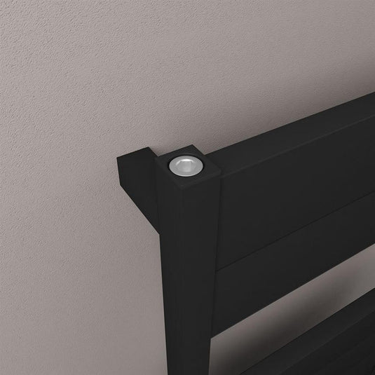 Eastbrook Kingswood 1820 x 500mm Slimline Aluminium Towel Rail Matt Black | 86.0571