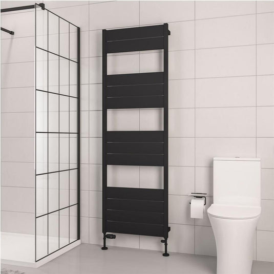 Eastbrook Kingswood 1820 x 600mm Slimline Aluminium Towel Rail Matt Black | 86.0572