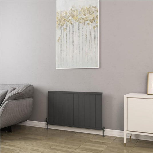 Eastbrook Kingswood 600 x 1010mm Slimline Aluminium Radiator Matt Anthracite | 86.0545