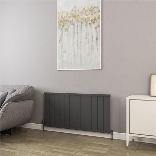 Eastbrook Kingswood 600 x 1210mm Slimline Aluminium Radiator Matt Anthracite | 86.0546