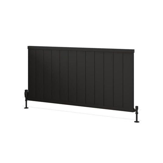 Eastbrook Kingswood 600 x 1210mm Slimline Aluminium Radiator Matt Black | 86.0553