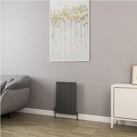 Eastbrook Kingswood 600 x 410mm Slimline Aluminium Radiator Matt Anthracite | 86.0541