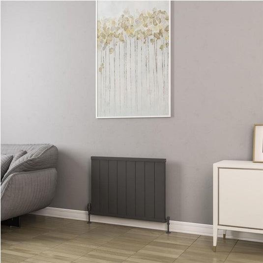 Eastbrook Kingswood 600 x 810mm Slimline Aluminium Radiator Matt Anthracite | 86.0544