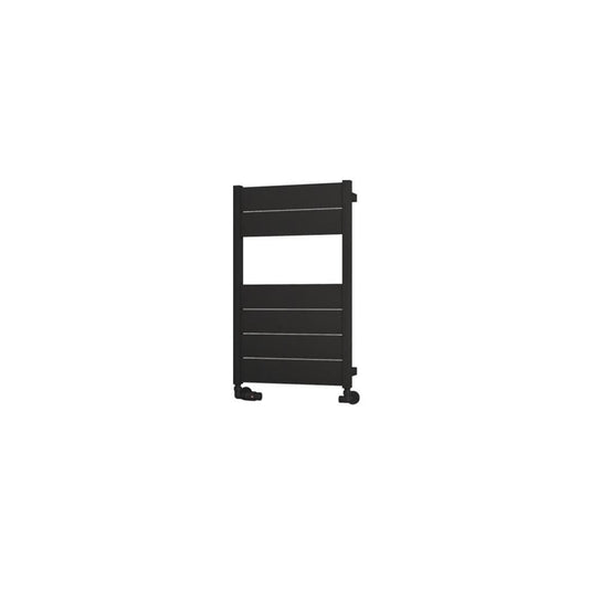 Eastbrook Kingswood 820 x 500mm Slimline Aluminium Towel Rail Matt Black | 86.0567