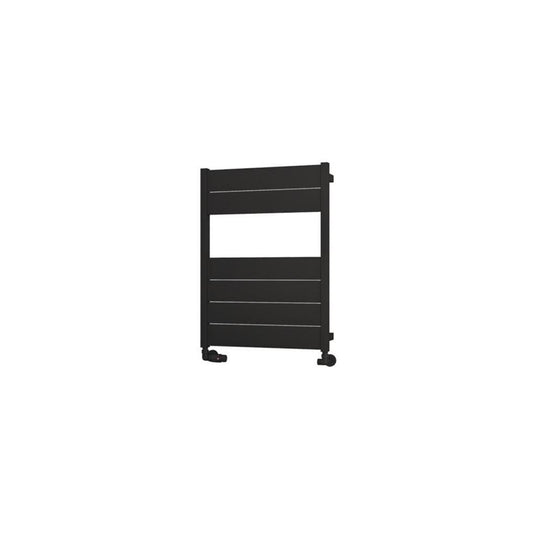 Eastbrook Kingswood 820 x 600mm Slimline Aluminium Towel Rail Matt Black | 86.0568