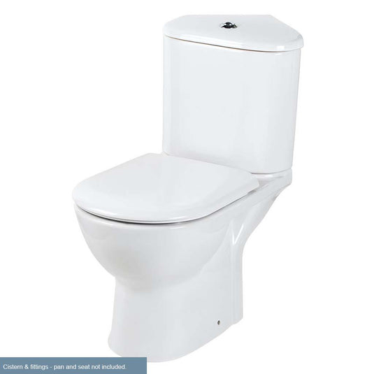 Eastbrook Kompact Corner Cistern with Fittings White | 27.0311