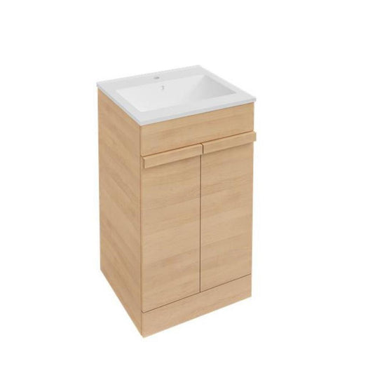 Eastbrook Kydbrook 500mm Floor Standing Door Vanity Unit Light Oak | 72.0012