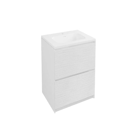 Eastbrook Langley 60cm Floorstanding Vanity Unit Matt White | 120.1001 - Envy Bathrooms Ltd