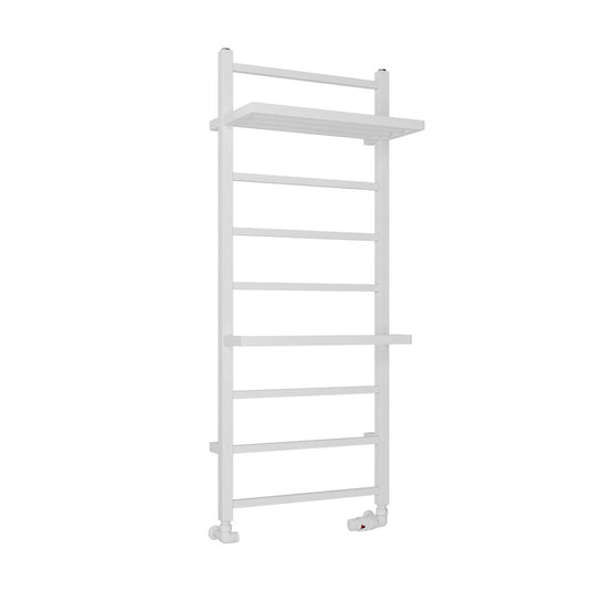 Eastbrook Launton Designer Towel Rail 1200mm x 500mm Matt White | 61.0062