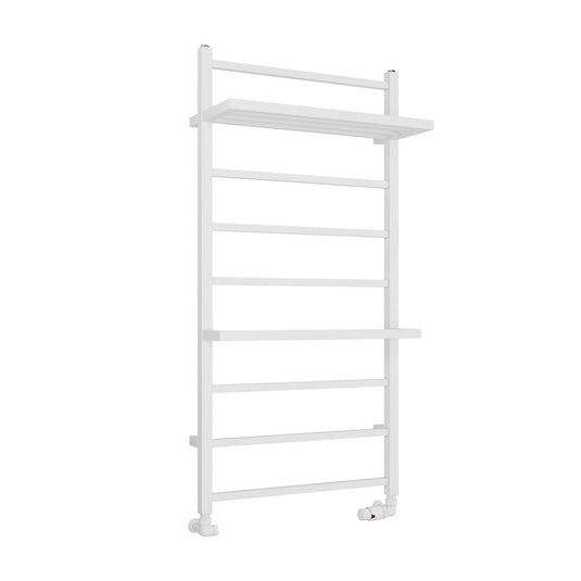 Eastbrook Launton Designer Towel Rail 1200mm x 600mm Matt White | 61.0063