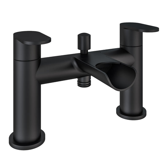Eastbrook Ledwell Bath Shower Mixer Tap with Handset Black | 79.1022
