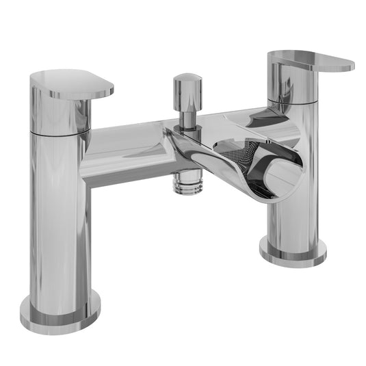 Eastbrook Ledwell Bath Shower Mixer Tap with Handset Chrome | 79.1021