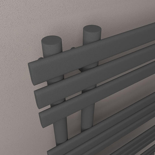 Eastbrook Loddon Dry Element Towel Rail 1200 x 600mm Matt Anthracite | 47.0034