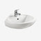 Eastbrook Loire 400 560mm x 410mm Ceramic Corner Basin (1TH) White | 75.0007