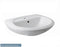 Eastbrook Loire 450mm Ceramic Basin with Overflow (2TH) White | 75.0015