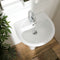 Eastbrook Loire 530mm Ceramic Basin with Overflow (1TH) White | 75.0003