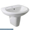 Eastbrook Loire 530mm Ceramic Basin with Overflow (2TH) White | 75.0014