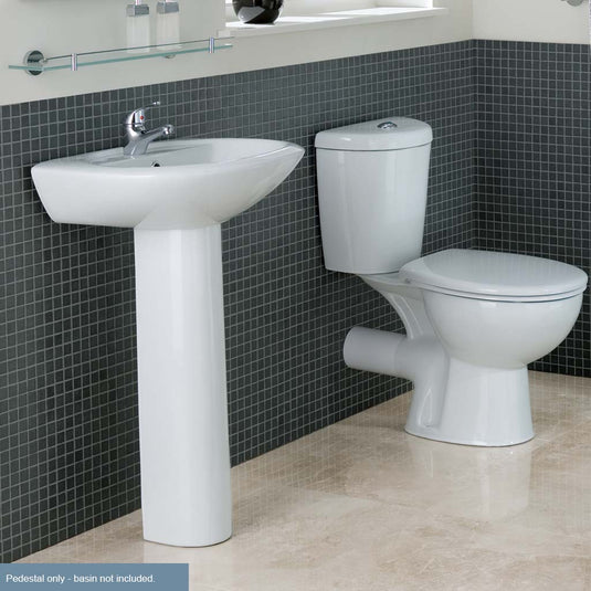 Eastbrook Loire Full Pedestal For 530mm Basin | White  | 75.0004