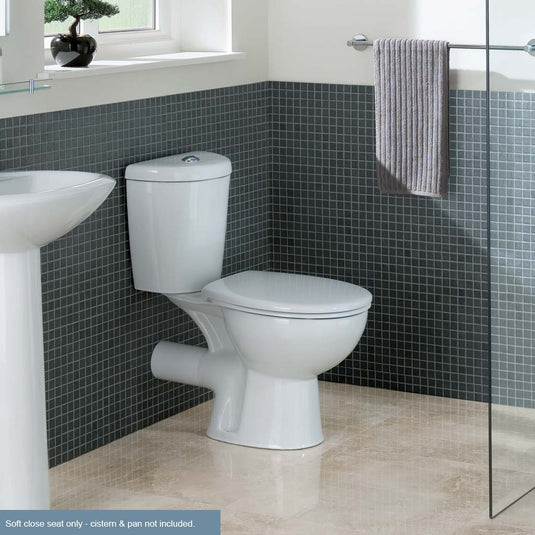 Eastbrook Loire Soft Close Toilet Seat White | 50.002