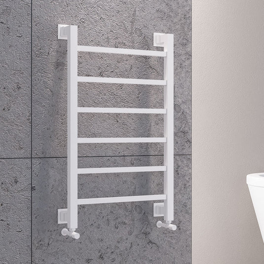 Eastbrook Loxley Towel Rail 1200mm x 600mm Matt White | 61.0041