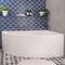 Eastbrook Lundy Offset Bath Panel 1840 x 520mm Beauforte White | 42.6081