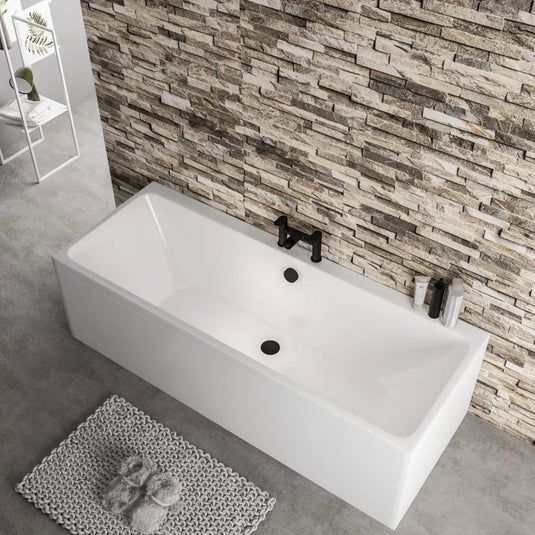 Eastbrook Malin Double Ended Bath 1700 x 800 x 440mm White | 42.1078 - Envy Bathrooms Ltd
