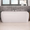 Eastbrook Malin D‑Shape Front Bath Panel 1700mm One‑Piece White | 42.5091