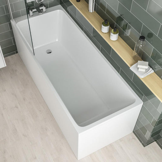 Eastbrook Malin Single Ended 1750 x 750mm  Beauforte Bath White | 42.1066