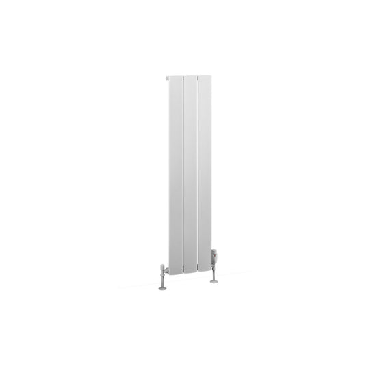 Eastbrook Malmesbury 1200 x 280mm Aluminium Radiator Matt White | 89.0936