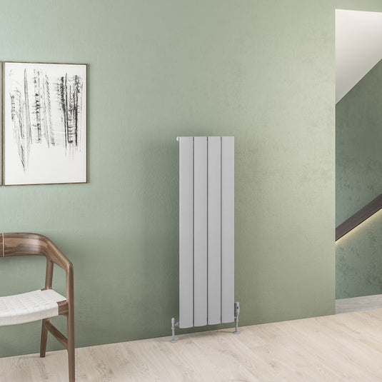 Eastbrook Malmesbury 1200 x 375mm Aluminium Radiator Matt Grey | 89.0948