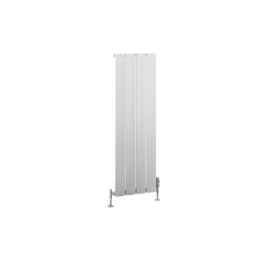 Eastbrook Malmesbury 1200 x 375mm Aluminium Radiator Matt White | 89.0937