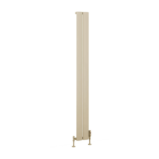 Eastbrook Malmesbury 1800 x 185mm Aluminium Radiator Matt Cappuccino | 89.0477