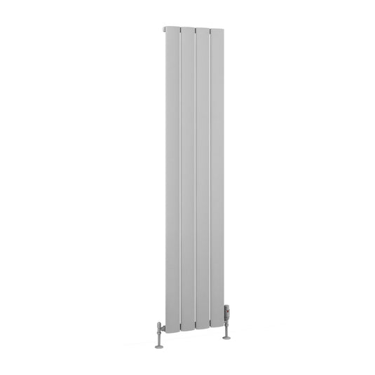 Eastbrook Malmesbury 1800 x 375mm Aluminium Radiator Matt Grey | 89.0281